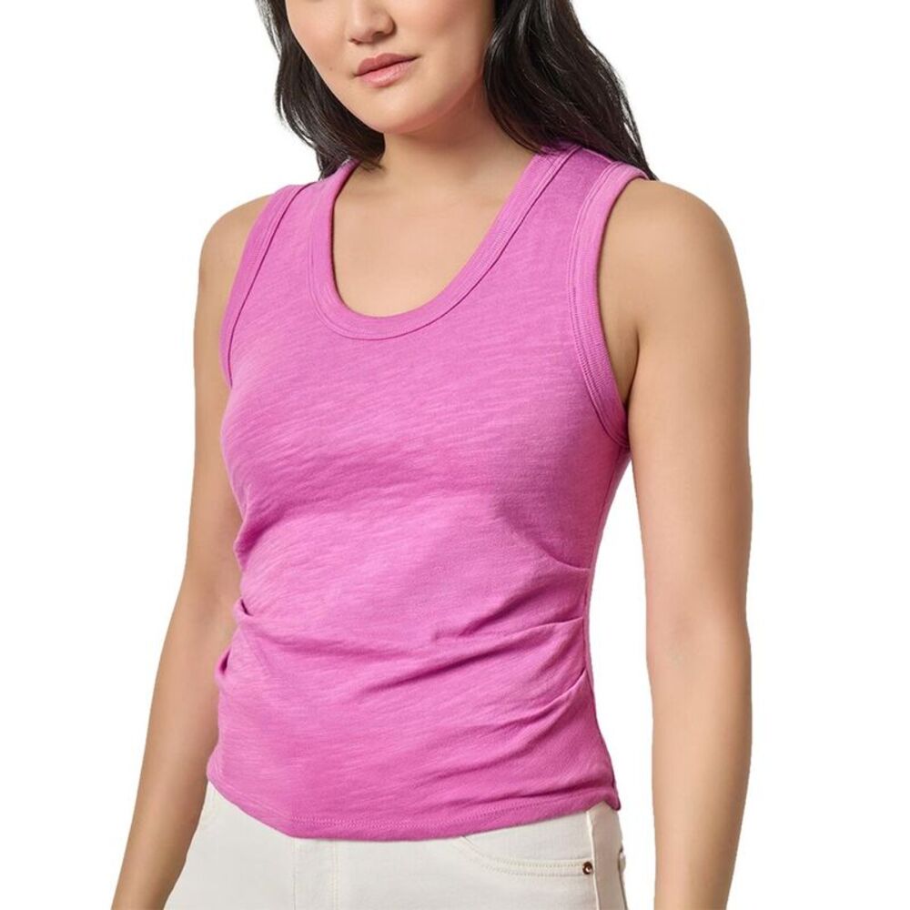 Lilla P Womens Vintage Side Pleat Tank